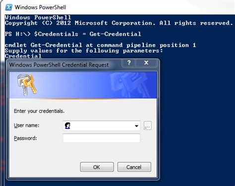 powershell passing smart card credentials|powershell get credential license.